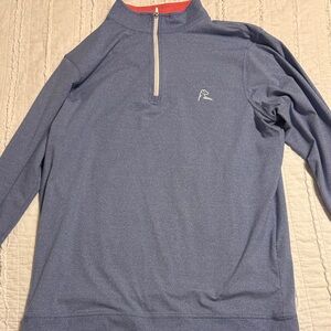 Rhoback Blue Quarter-Zip Pullover